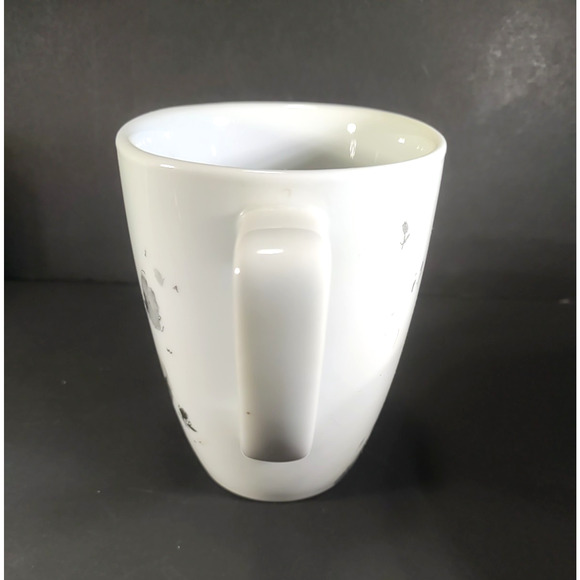 Corelle Coordinates Porcelain Coffee Cup Mug Lot Of 4 White Gray Flowers - Picture 6 of 14